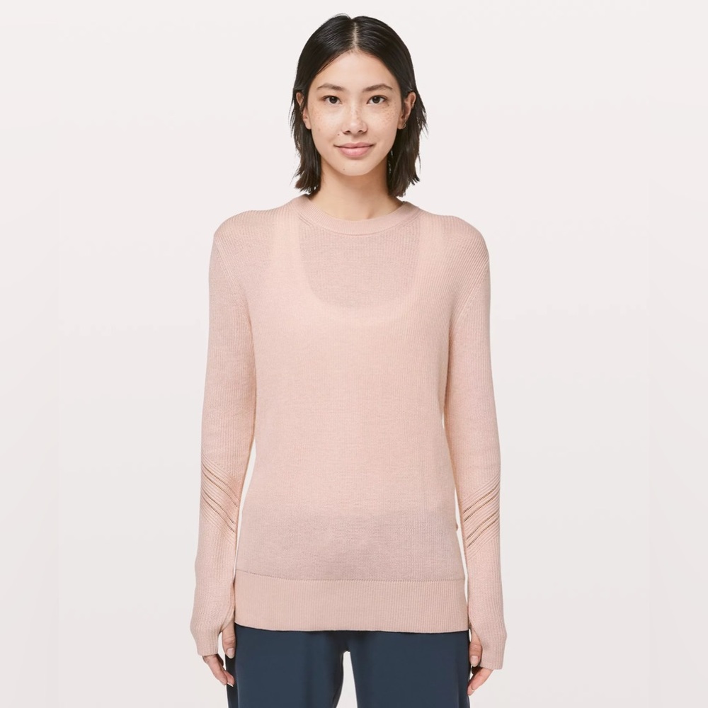 Lululemon Time to Restore Sweater - Misty Pink